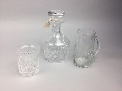 Lot 226 - A COLLECTION OF CUT GLASS DRINKING GLASSES