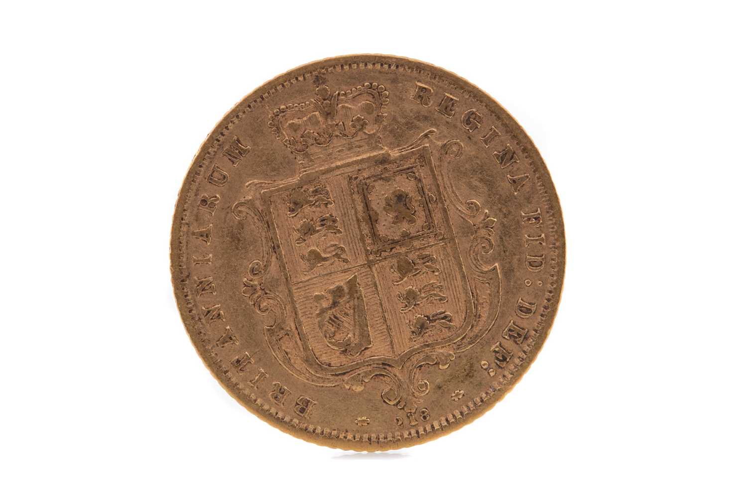 Lot 3 - A VICTORIA GOLD HALF SOVEREIGN DATED 1872