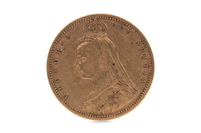 Lot 4 - A VICTORIA GOLD HALF SOVEREIGN DATED  1892