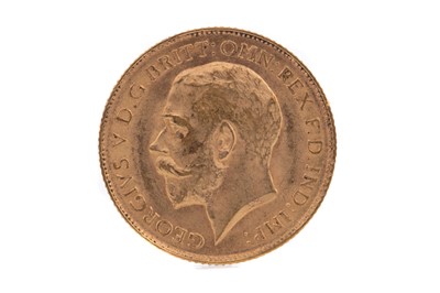 Lot 13 - A GEORGE  V GOLD HALF SOVEREIGN DATED 1911