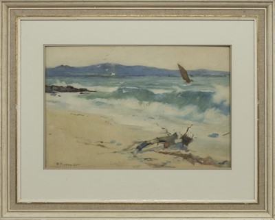 Lot 364 - THE MORNING AFTER A STORM, A WATERCOLOUR BY DAVID FULTON
