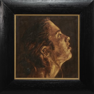 Lot 521 - CLAIRE II, AN OIL BY GRAEME SHARP