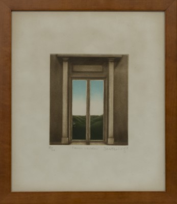 Lot 631 - FRENCH WINDOW, A MEZZOTINT BY DOROTHEA WIGHT