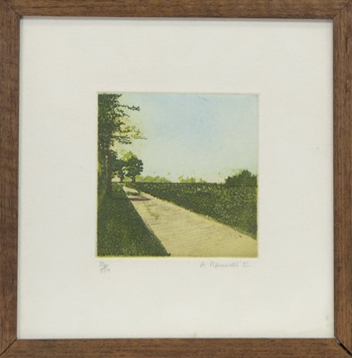 Lot 574 - A SET OF FOUR COUNTRY SCENE MEZZOTINTS BY ANNABEL MAUNSELL