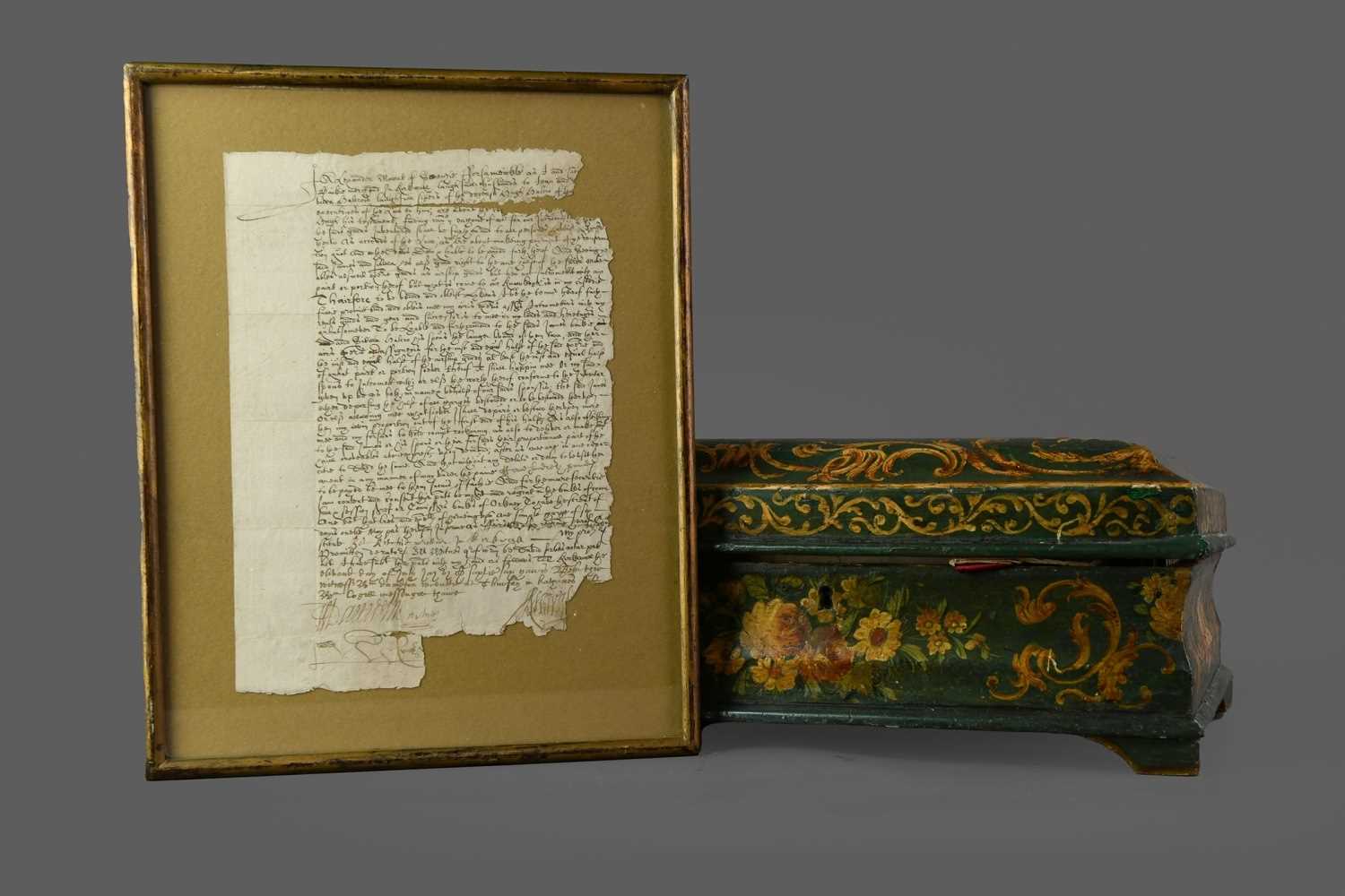 Lot 128 - A COLLECTION OF 17TH CENTURY AND LATER DOCUMENTS