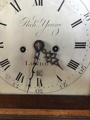 Lot 1122 - A GEORGE III BELL TOP BRACKET CLOCK BY RICHARD YOUNG