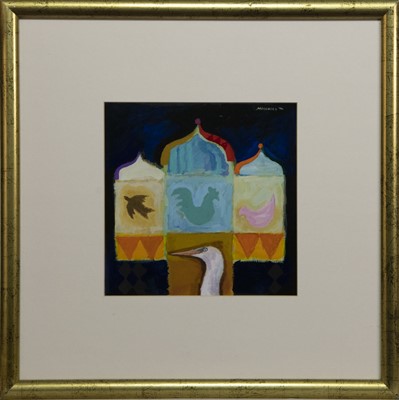 Lot 504 - BIRDCAGE, AN ACRYLIC BY JACK MORROCCO