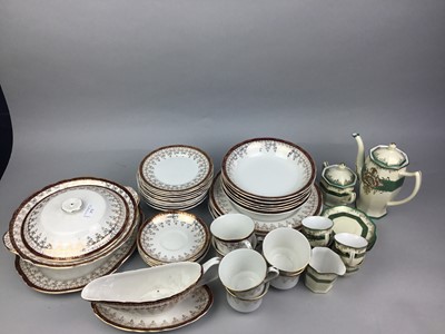 Lot 373 - AN OLD FOLEY PART DINNER SERVICE AND A COFFEE SET