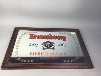 Lot 352 - A KRONENBERG PUB MIRROR