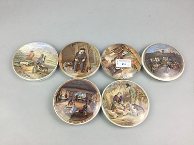 Lot 426 - A LOT OF SIX PRATTWARE POT LIDS