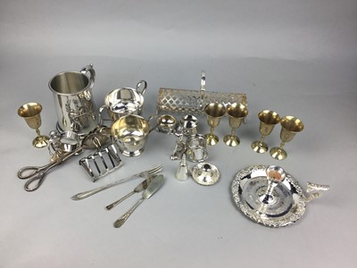 Lot 420 - A LOT OF SILVER PLATED WARE