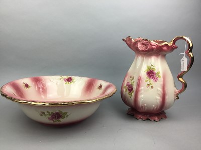 Lot 486 - AN EARLY 20TH CENTURY EWER BASIN AND ANOTHER