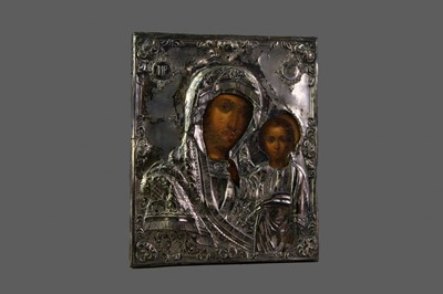 Lot 150 - AN EARLY 20TH CENTURY DEVOTIONAL ICON