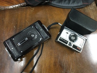 Lot 403 - A BOXED CAMERA IN CASE AND A KODAK CAMERA