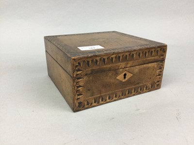 Lot 584 - A LOT OF THREE SMALL VICTORIAN BOXES