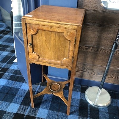 Lot 677 - A VICTORIAN MAHOGANY POT CUPBOARD