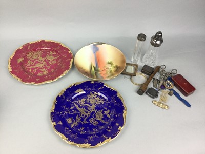 Lot 686 - A SILVER VESTA CASE AND VARIOUS OTHER ITEMS