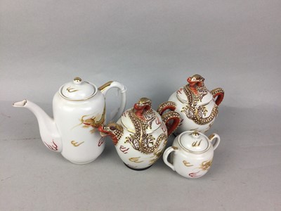 Lot 658 - A GLADSTONE CHINA TEA SERVICE AND A JAPANESE TEA AND COFFEE SERVICE