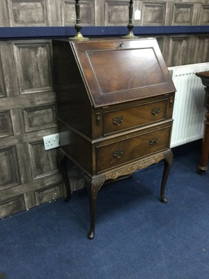 Lot 459 - A LADY'S MAHOGANY WRITING BUREAU