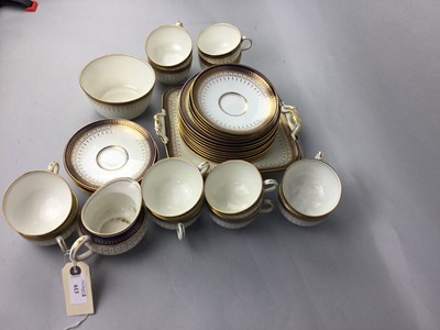 Lot 613 - AN EDWARDIAN ROYAL DOULTON TEA SERVICE, BY ROBERT ALLAN