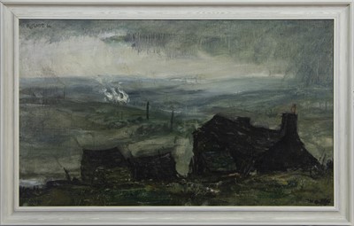 Lot 644 - THE OLD FARMHOUSE, AN OIL BY HERBERT WHONE