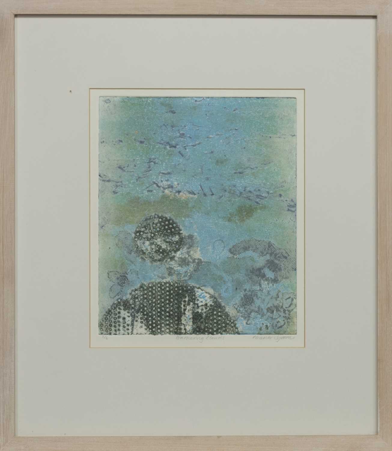 Lot 553 - GATHERING CLOUDS, AN ETCHING BY ELEANOR SYMMS