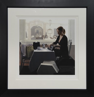 Lot 531 - COFFEE BREAK, A GICLEE PRINT BY IAIN FAULKNER