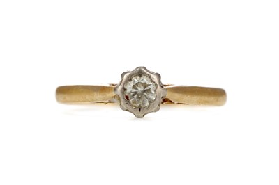 Lot 1492 - A DIAMOND SOLITAIRE RING