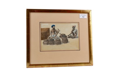 Lot 964 - A 19TH CENTURY INDIAN PATNA SCHOOL PAINTING