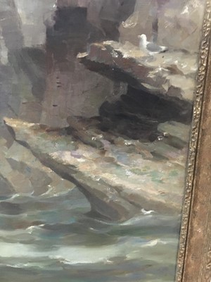 Lot 1069 - AN IMPRESSIVE OIL PAINTING OF COLONSAY, BY WILLIAM MARSHALL BROWN