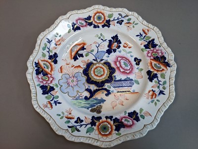 Lot 144 - COLLECTION OF VICTORIAN STONEWARE DINNERWARE