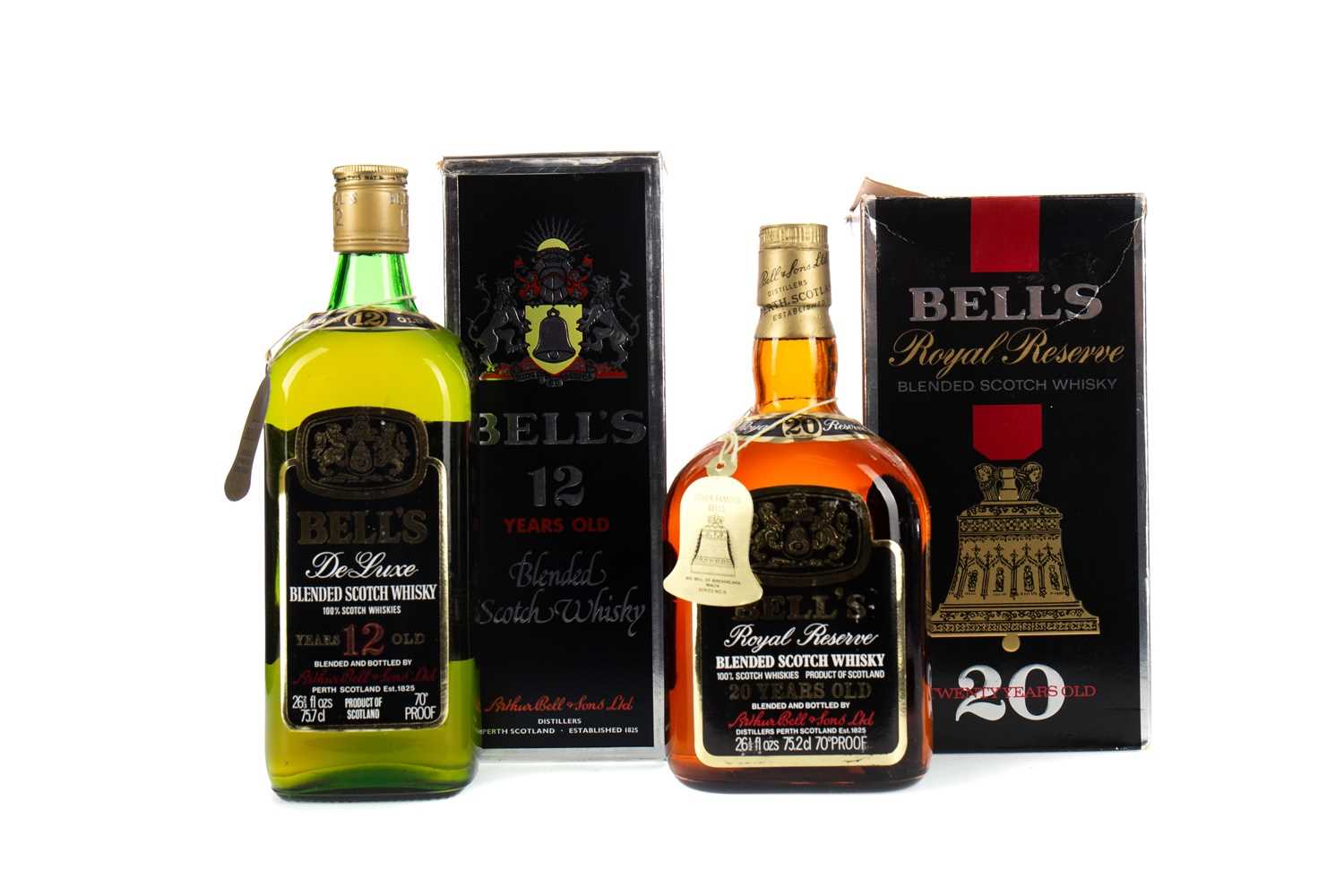 Lot 97 - BELL'S ROYAL RESERVE 20 YEARS OLD AND BELL'S 12 YEARS OLD