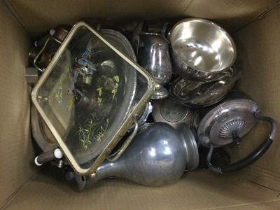 Lot 533 - A LOT OF SILVER PLATED WARE