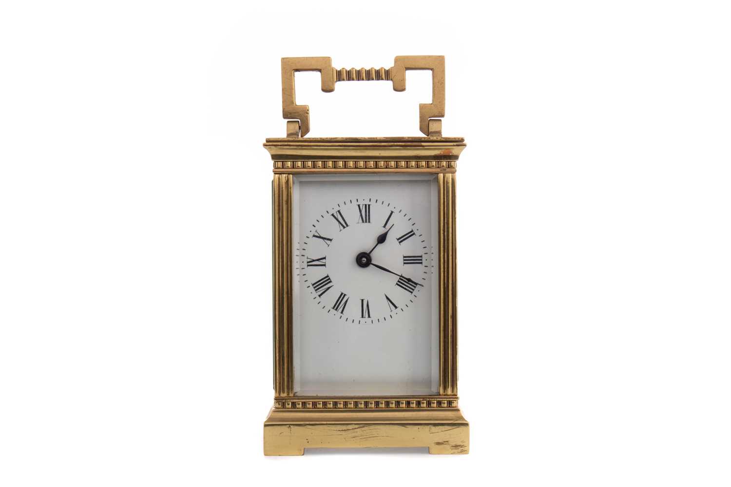 Lot 1139 - AN EARLY 20TH CENTURY CARRIAGE CLOCK