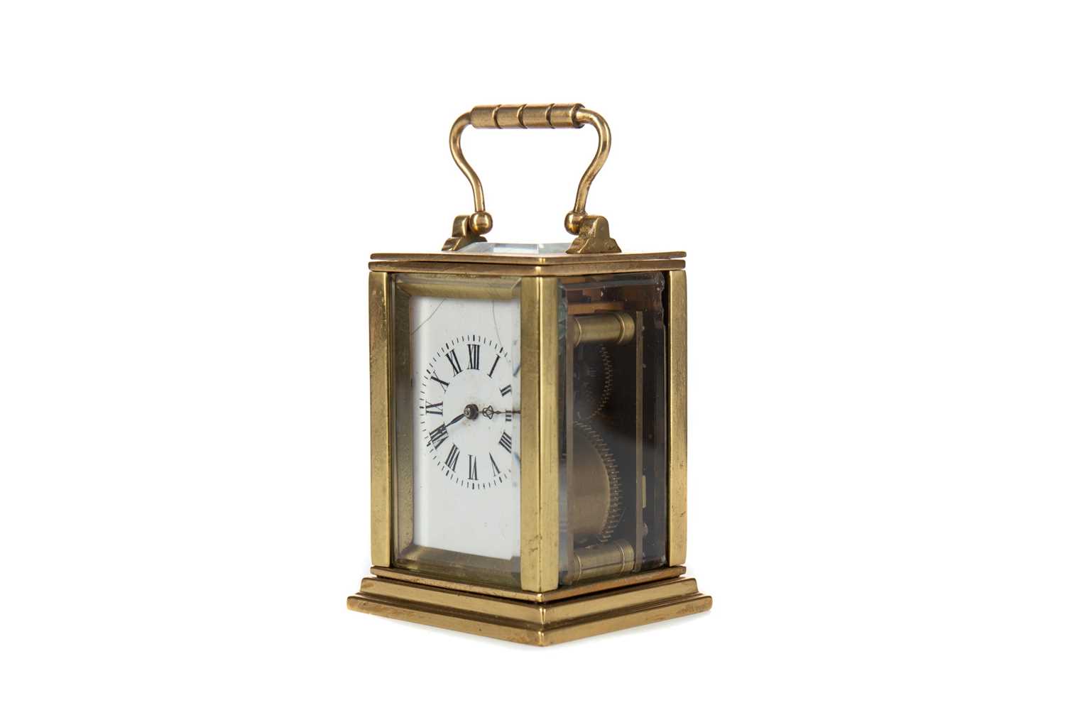 Lot 1137 - AN EARLY 20TH CENTURY CARRIAGE CLOCK