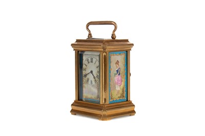 Lot 1136 - A LATE 19TH CENTURY CARRIAGE CLOCK