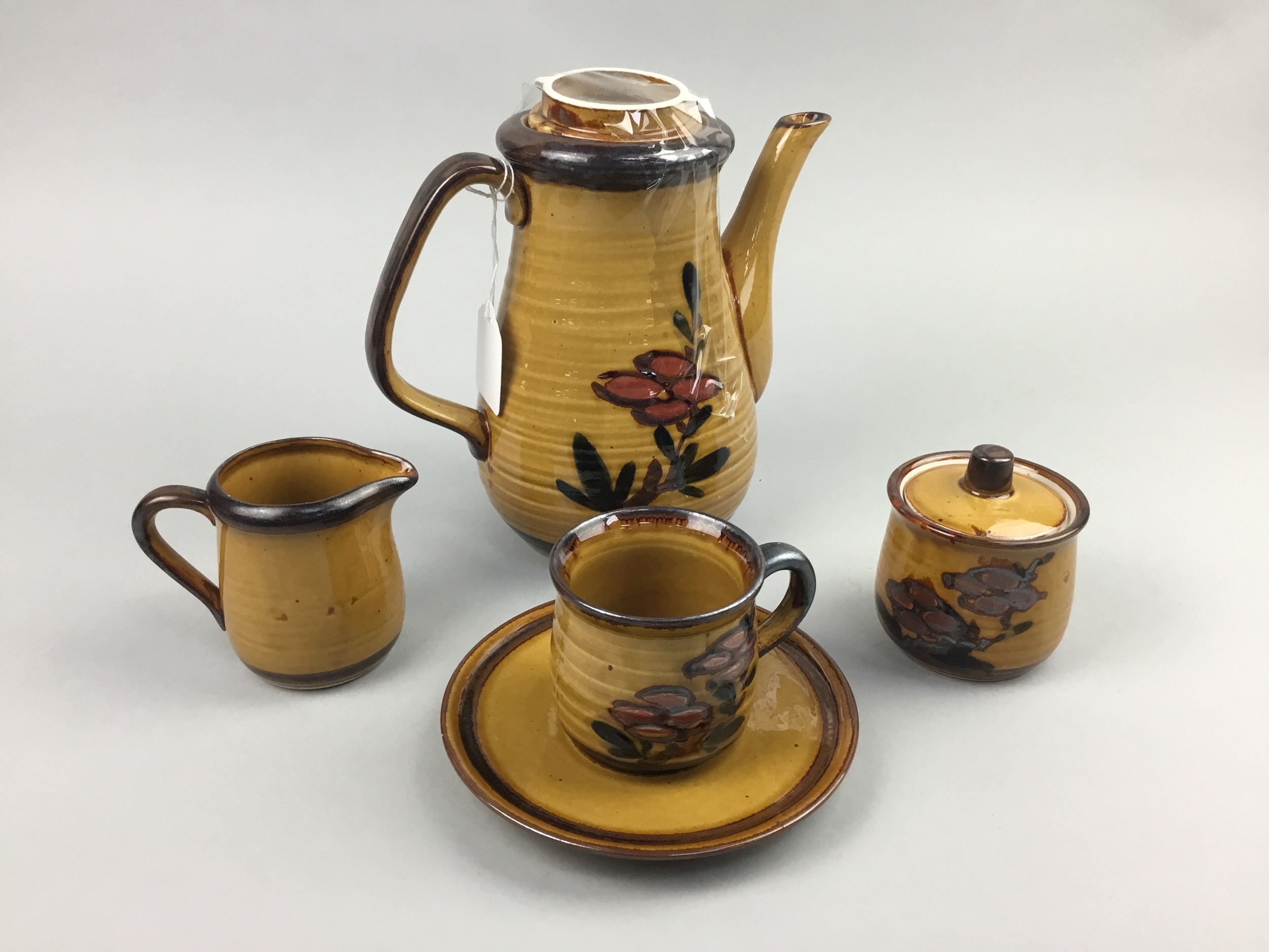 Lot 159 A MODERN JAPANESE STONEWARE COFFEE SERVICE