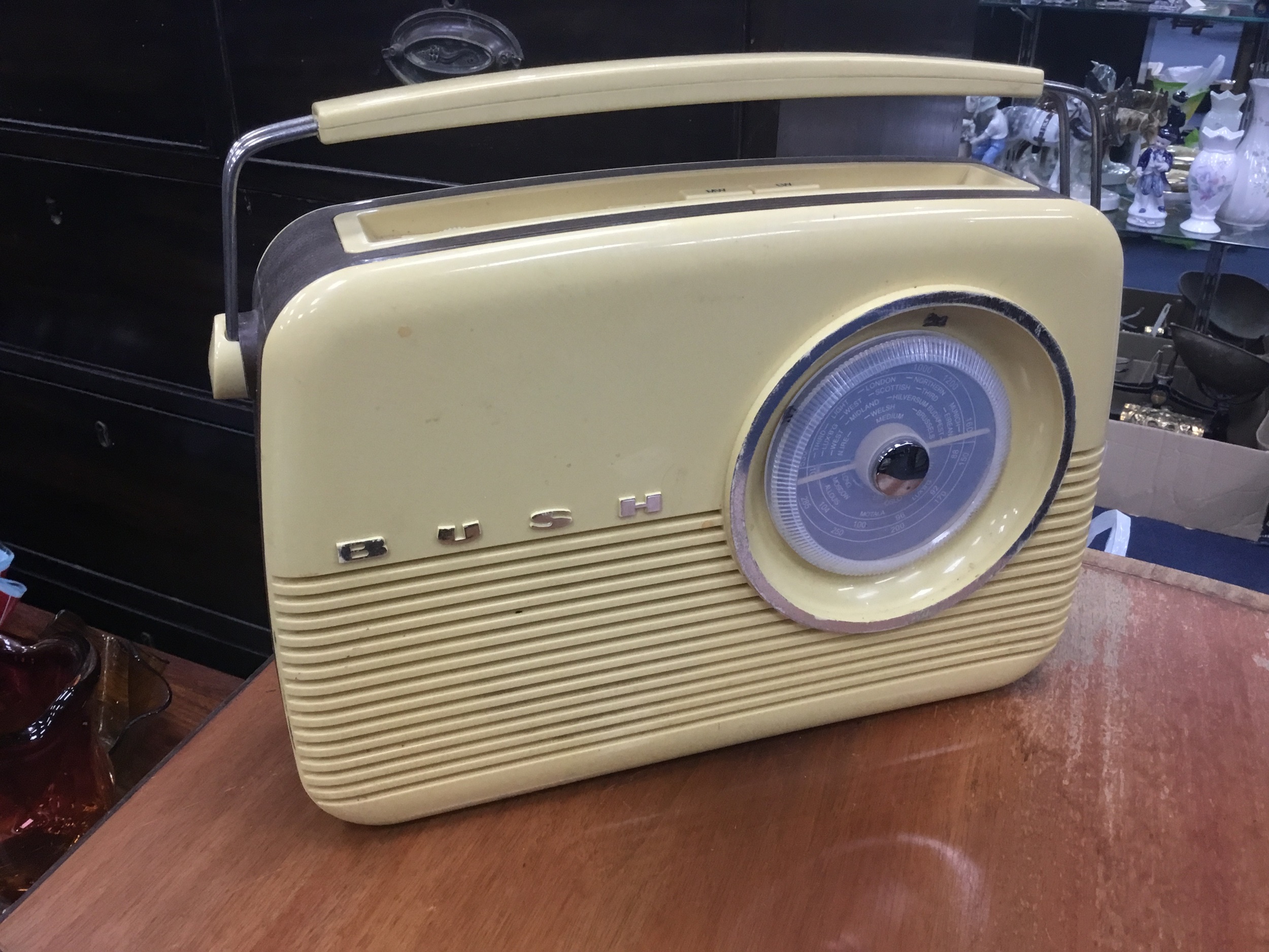 Lot 170 - A VINTAGE BUSH TRANSISTOR RADIO AND PORTABLE