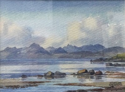 Lot 181 - A SMALL WATERCOLOUR BY STIRLING GILLESPIE