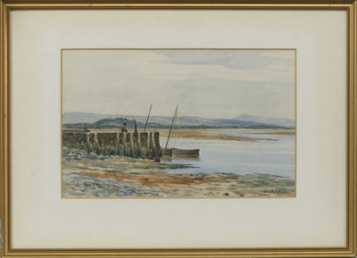 Lot 66 - LOW TIDES, A PAIR OF WATERCOLOURS BY DUNCAN MACKELLAR