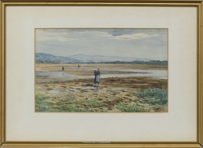 Lot 66 - LOW TIDES, A PAIR OF WATERCOLOURS BY DUNCAN MACKELLAR