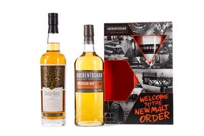 Lot 126 - COMPASS BOX THE SPICE TREE, AND AUCHENTOSHAN AMERICAN OAK