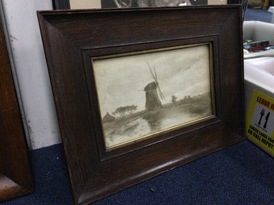 Lot 82 - A VICTORIAN WATERCOLOUR ON PAPER IN A ROSEWOOD FRAME