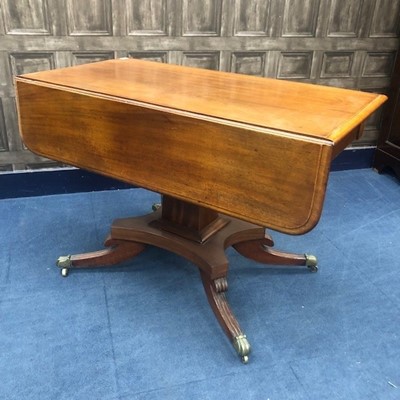 Lot 265 - A 19TH CENTURY MAHOGANY SOFA TABLE