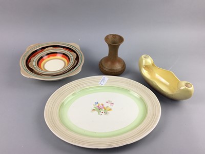 Lot 87 - A GROUP OF ART DECO AND RELATED CERAMICS