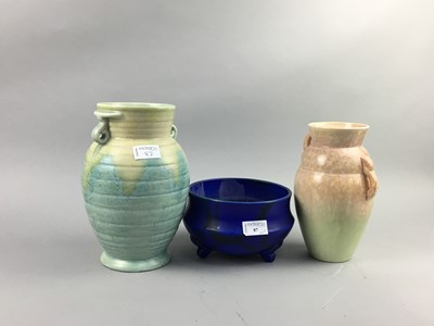 Lot 87 - A GROUP OF ART DECO AND RELATED CERAMICS