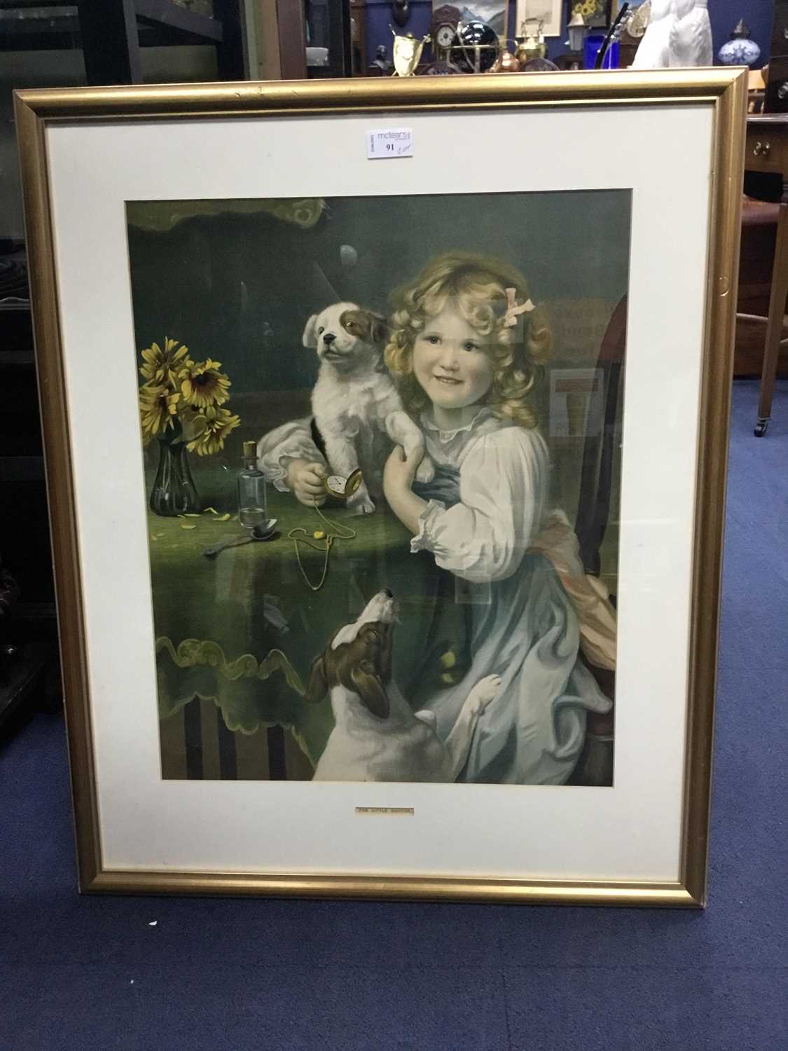 Lot 91 - A COLLECTION OF PAINTINGS, PRINTS AND PICTURE FRAMES