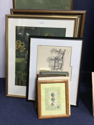 Lot 91 - A COLLECTION OF PAINTINGS, PRINTS AND PICTURE FRAMES