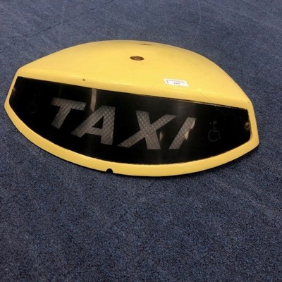 Lot 217 - A YELLOW TAXI TOPPER