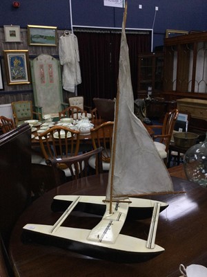 Lot 232 - A KWIKAT MODEL BOAT